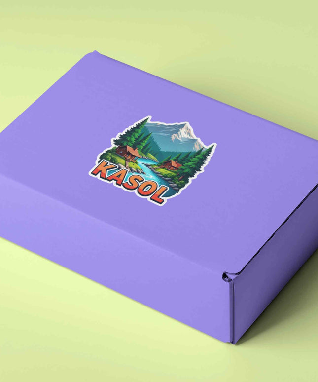 Kasol Riverside Retreat Vinyl Sticker