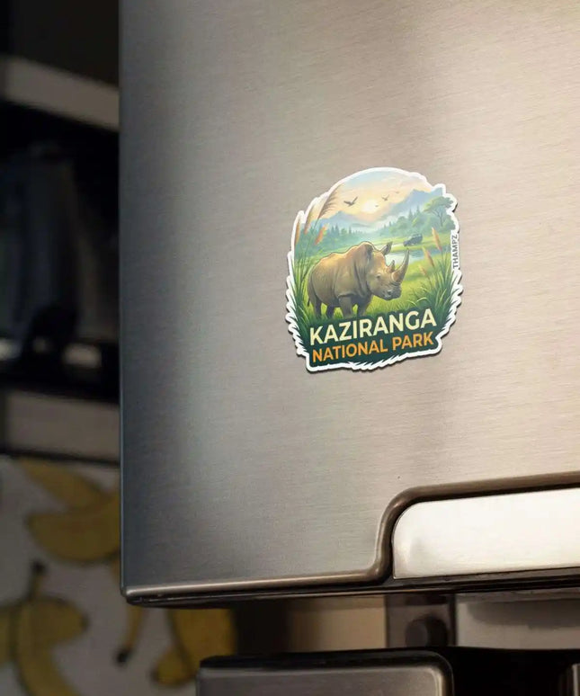 kaziranga fridge magnet