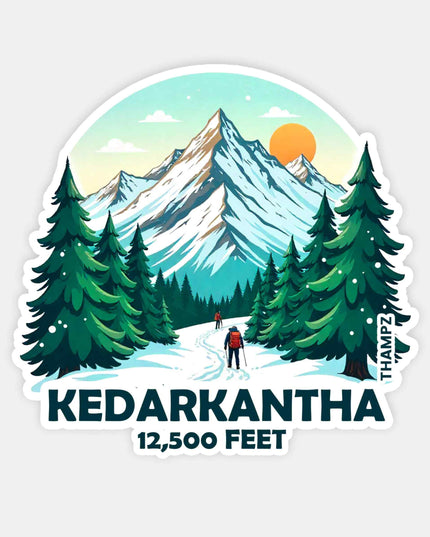 Kedarkantha Trek Travel Sticker