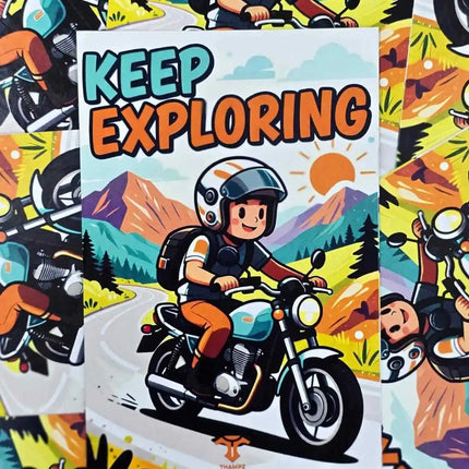 keep exploring travel postcard photo postcard