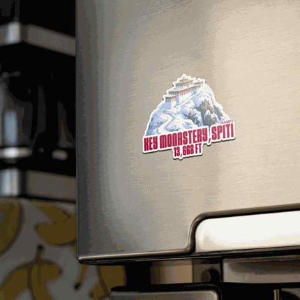 Key Monastery Spiti Fridge Magnet