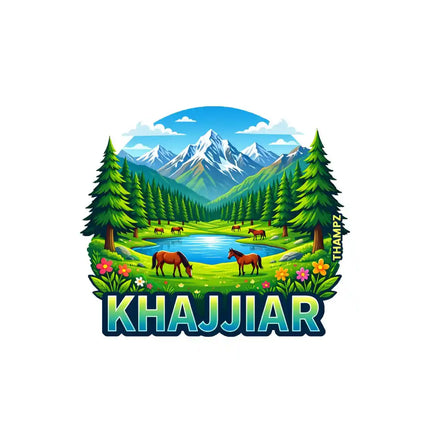 Khajjiar Fridge Magnet