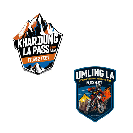 khardung la  umling la 3d embossed flexible fridge magnet combo set of 2 05mm premium travel souvenir