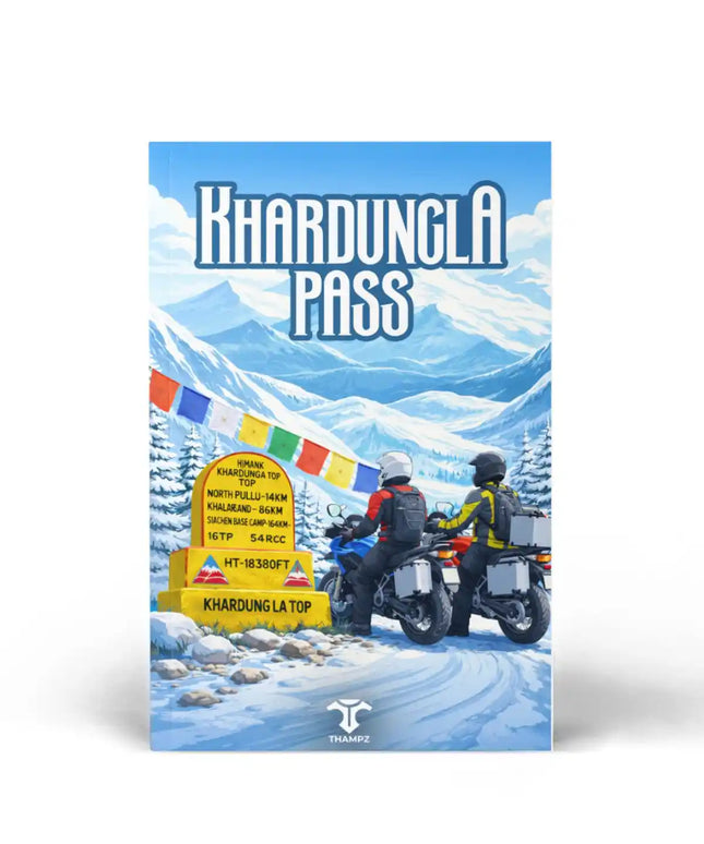Khardungla Pass Travel Postcard Scenic Photo Postcard