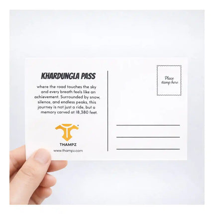 khardungla pass travel postcard scenic photo postcard