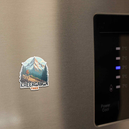 Kheerganga Trek Fridge Magnet