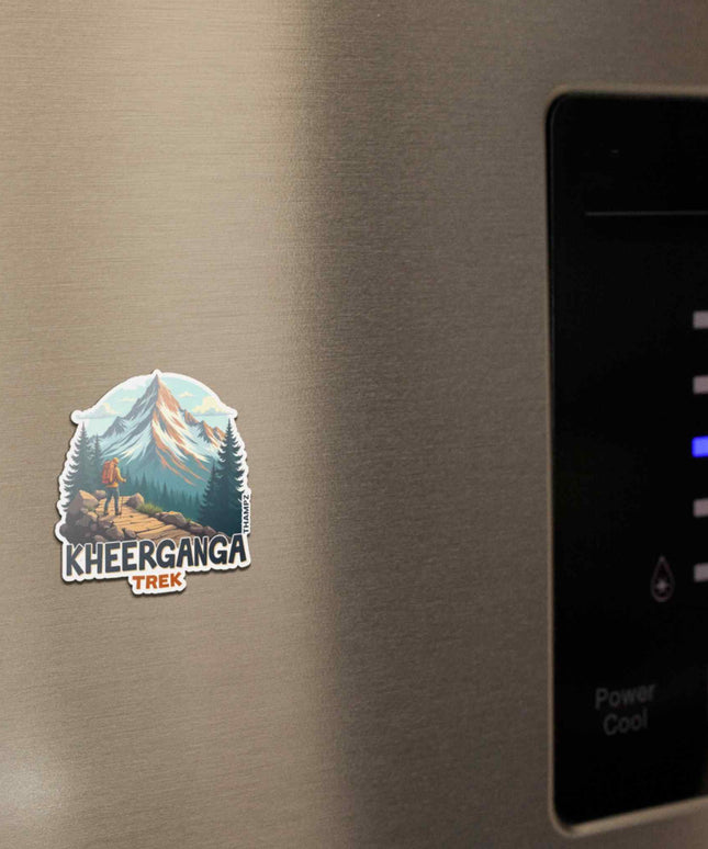 Kheerganga Trek Fridge Magnet