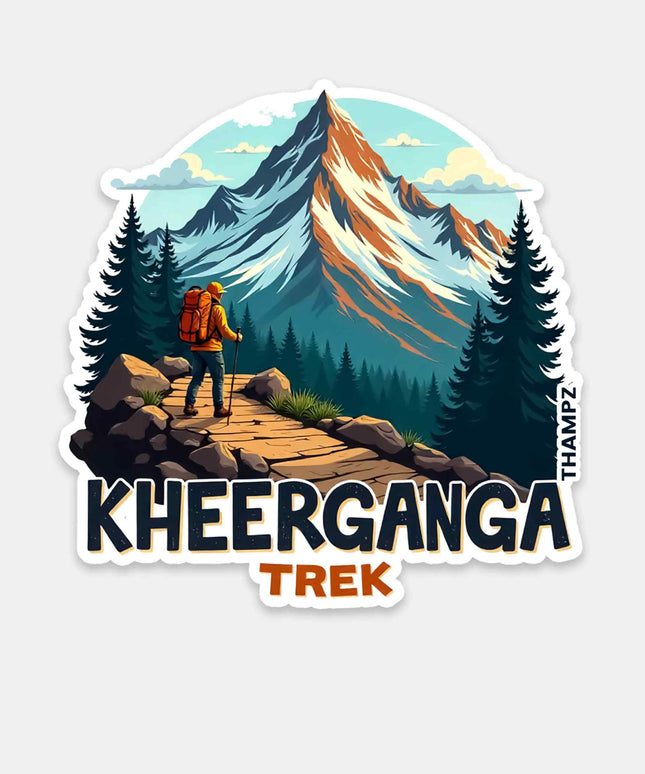 Kheerganga Trek Fridge Magnet
