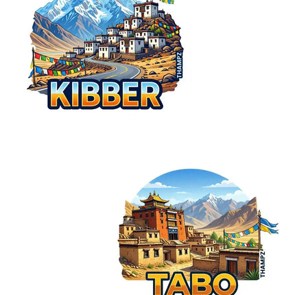 Kibber Tabo 3D Embossed Flexible Fridge Magnet