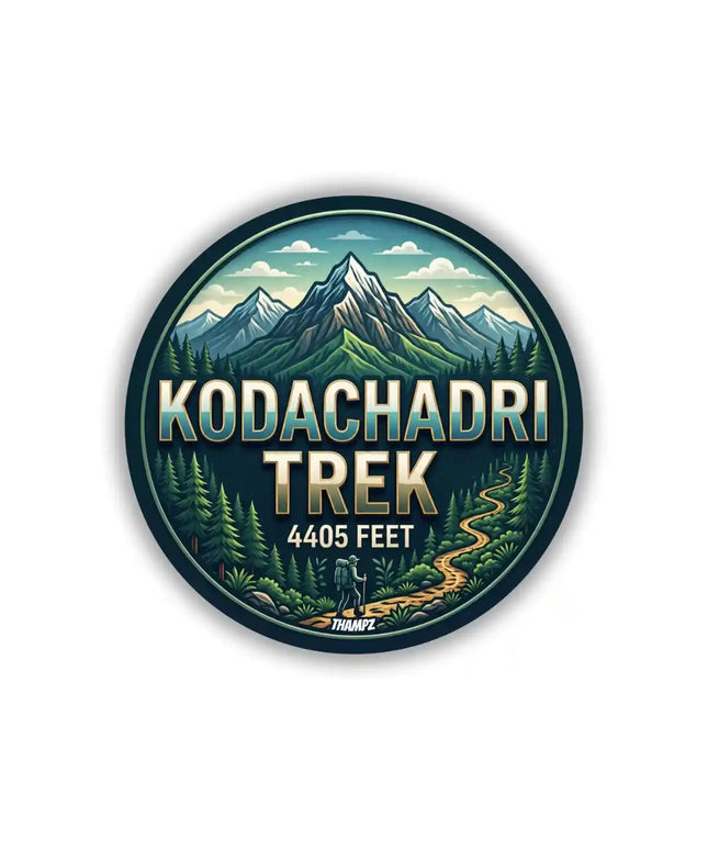Kodachadri Trek Karnataka Adventure Pin Badge – Western Ghats Travel Souvenir