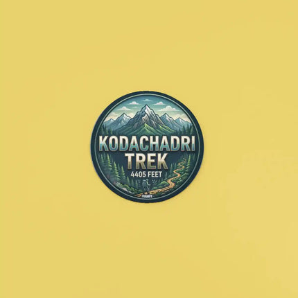 Kodachadri Trek Karnataka Adventure Pin Badge – Western Ghats Travel Souvenir