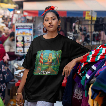 Kollam Coastal Heritage & Lighthouse Edition Oversized T-Shirt