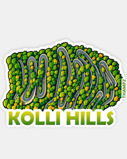 Kolli Hills Travel Sticker