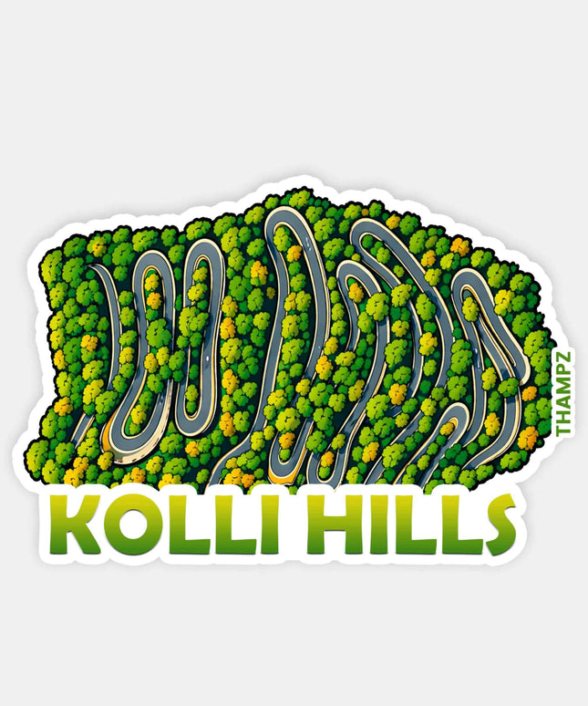 Kolli Hills Travel Sticker