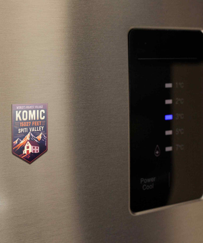 Komic Fridge Magnet–World’s Highest Village Souvenir