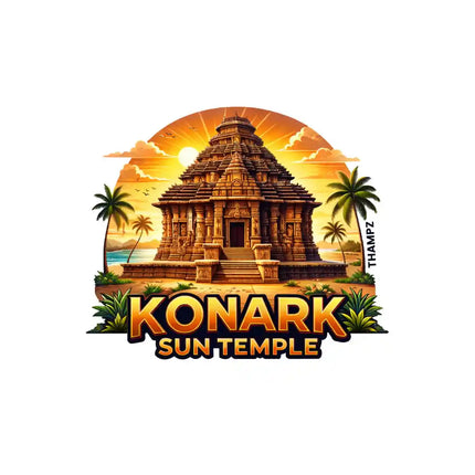 Konark Temple Fridge Magnet