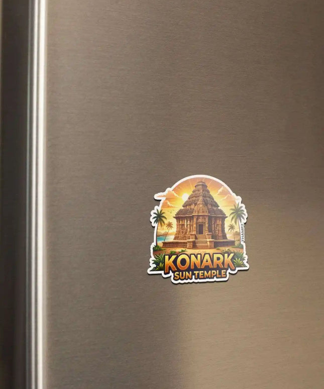 konark temple fridge magnet