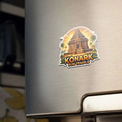 konark temple fridge magnet