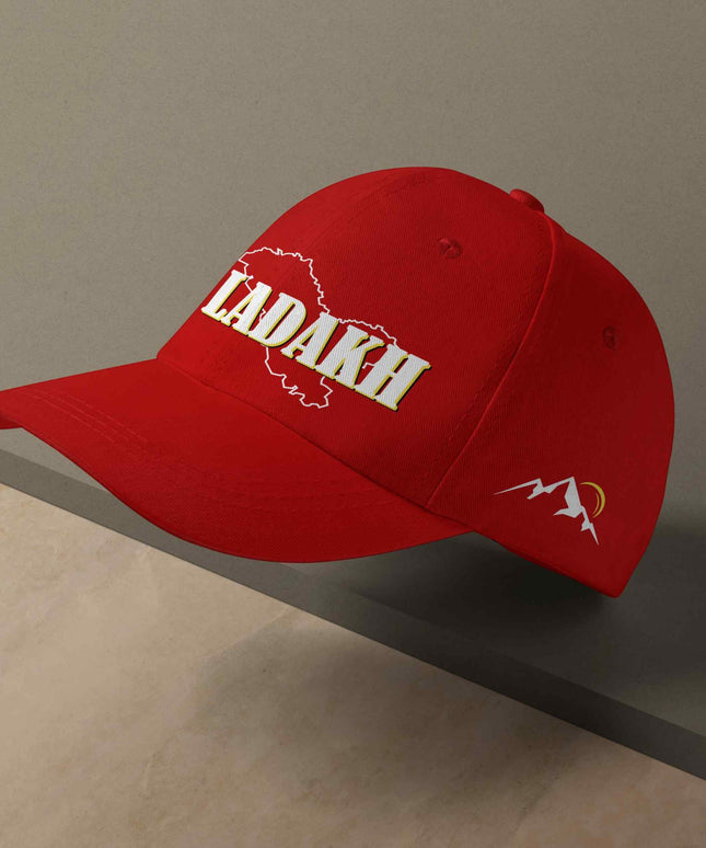 Ladakh Explorer Red Cap – Ride Beyond Limits