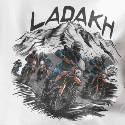 Ladakh Riders – Adventure Motorcycle Oversized T-Shirt
