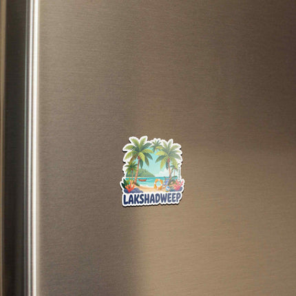 Lakshadweep Tropical Island Fridge Magnet