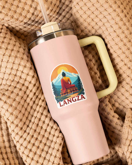Langza – Buddha Statue Vinyl Sticker