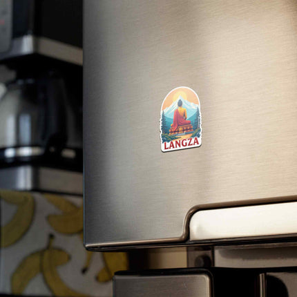 Langza Fridge Magnet-Spiti Valley Travel Souvenir