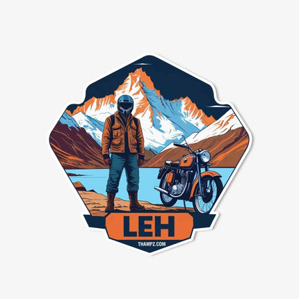 Leh Fridge Magnet Himalayan Travel Souvenir  Adventure Collectible