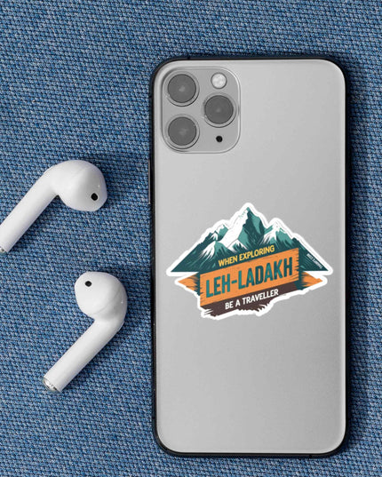 Leh–Ladakh “Be a Traveller” Sticker
