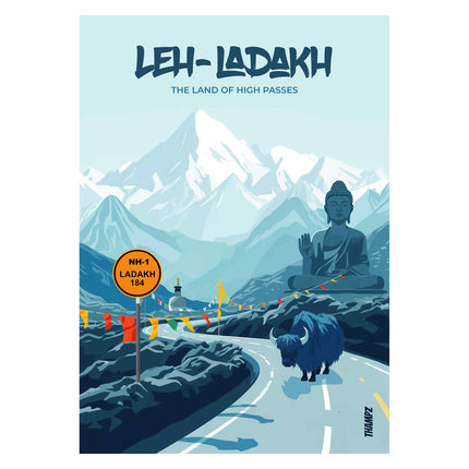 Leh–Ladakh Poster – Land of High Passes