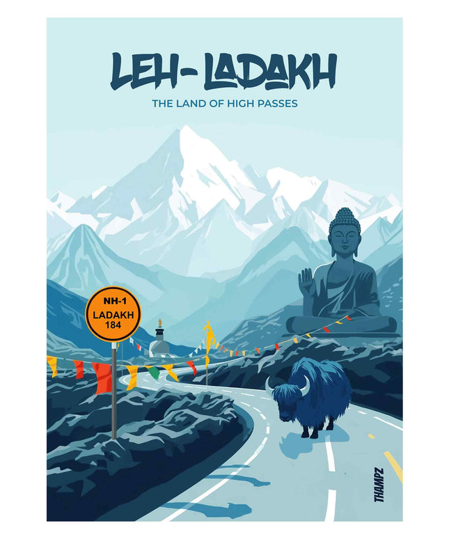 Leh–Ladakh Poster – Land of High Passes