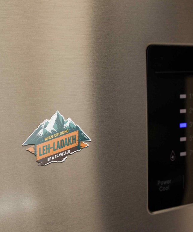Leh Ladakh Travel Fridge Magnet–Adventure Souvenir