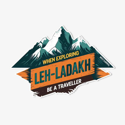 Leh Ladakh Travel Fridge Magnet Adventure Souvenir