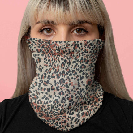 Leopard Print Seamless Unisex Bandana