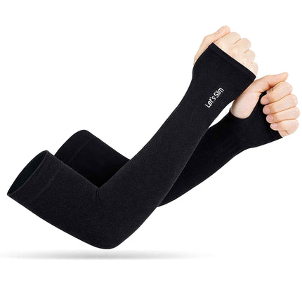 Let's Slim Ice Skin UV-Cut Cooling Arm Sleeves