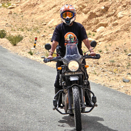 Let’s Travel - Motorcycle & Backpack Adventure Oversized T-Shirt