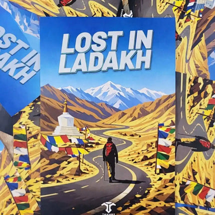 lost in ladakh travel postcard scenic photo postcard