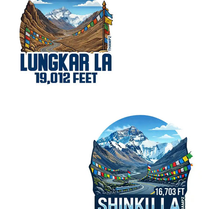 Lungkar La Shinku La 3D Embossed Flexible Fridge Magnet