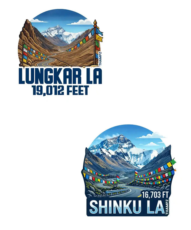 Lungkar La Shinku La 3D Embossed Flexible Fridge Magnet