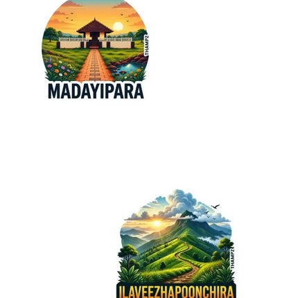 Madayipara & Ilaveezhapoonchira Fridge Magnet – Kerala Travel Souvenir & Collectible