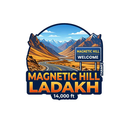 Magnetic Hill Fridge Magnet