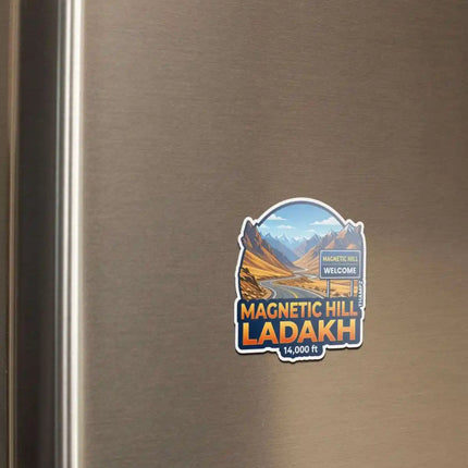 magnetic hill fridge magnet