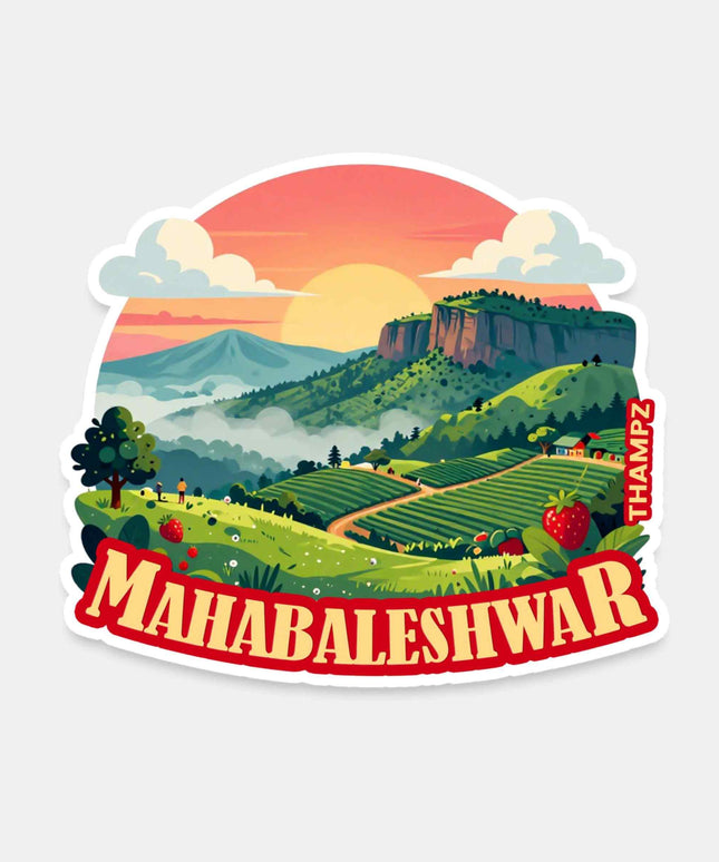 Mahabaleshwar Scenic Hills Vinyl Sticker