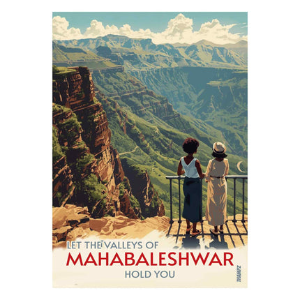 Mahabaleshwar Valley Poster Serenity Of The Sahyadris