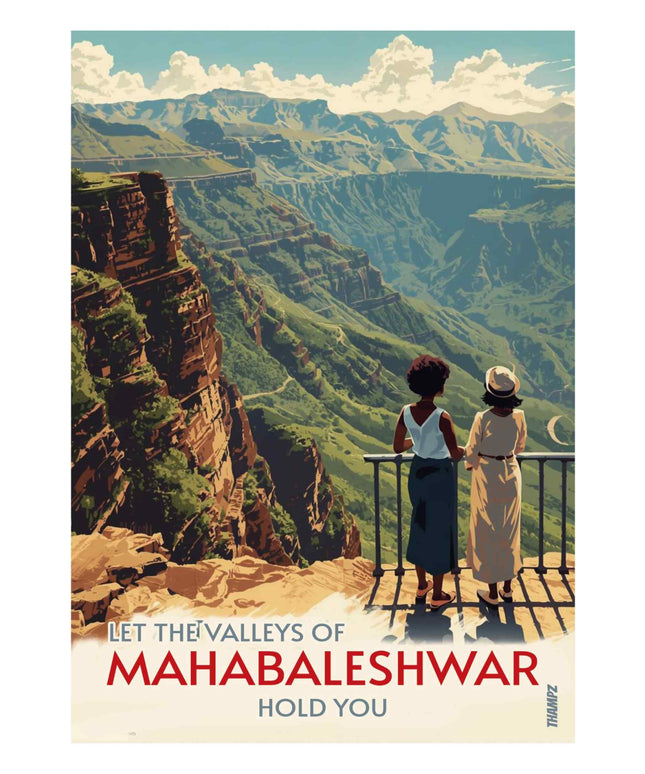 Mahabaleshwar Valley Poster Serenity Of The Sahyadris