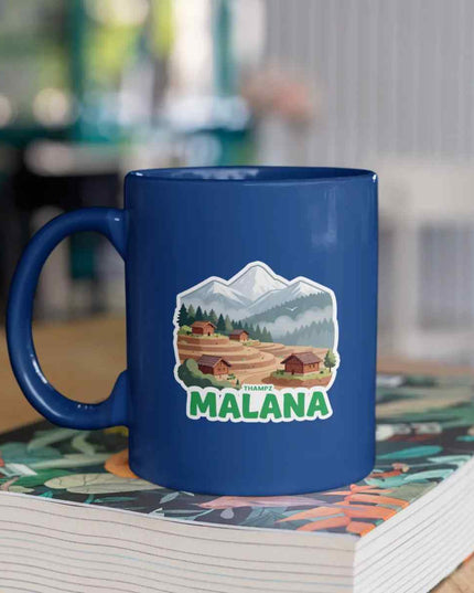 Malana Village Himalayan Escape Vinyl Sticker