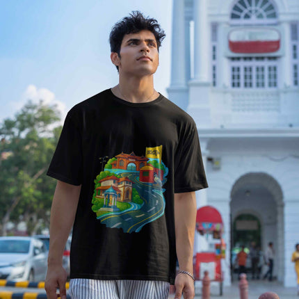 Malappuram Heritage & Travel Route Edition Oversized T-Shirt