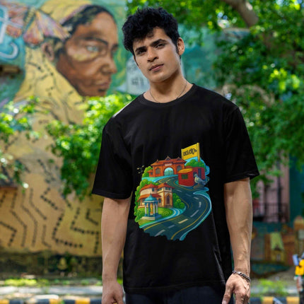 Malappuram Heritage & Travel Route Edition Oversized T-Shirt