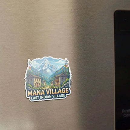 mana village fridge magnet