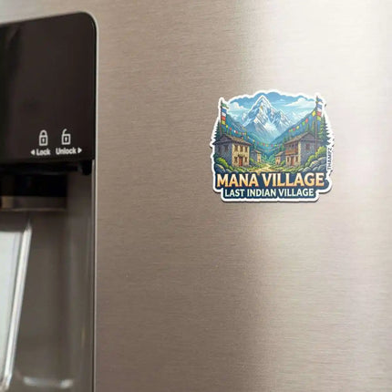 mana village fridge magnet